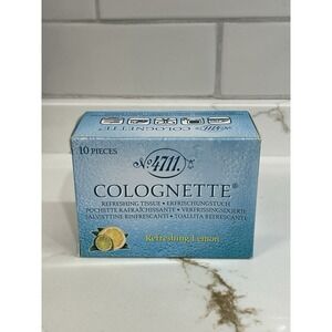 No. 4711 Colognette Refreshing Tissue Scented Refreshing‎ Lemon 10 Pieces New